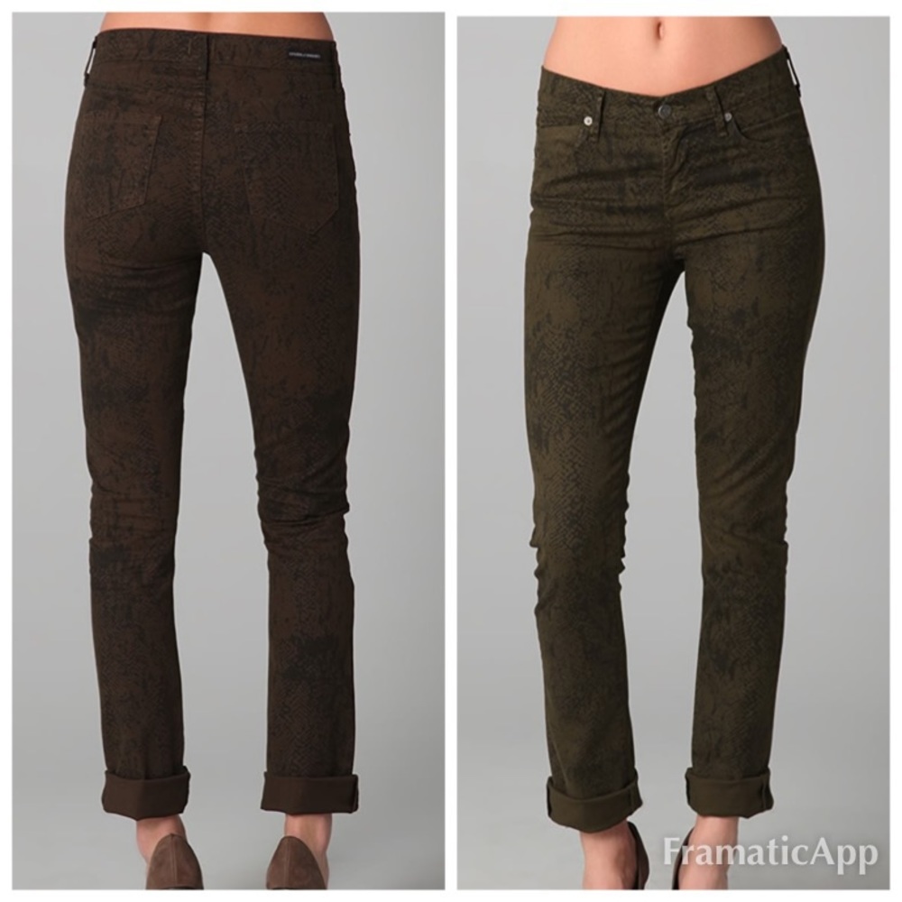 Citizens of Humanity Mandy highwaist olive jeans